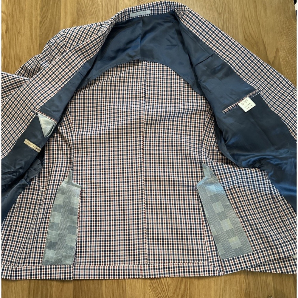 Maestrami Made in Italy Blazer – Men's EU 50 (US 40) – Cotton, Check pattern‎ - Picture 3 of 12